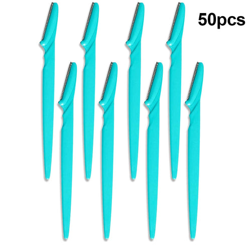 50Pcs Eyebrow Trimmer Blade Shaping Knife Eye Brow Epilation Face - Horizon Bliss