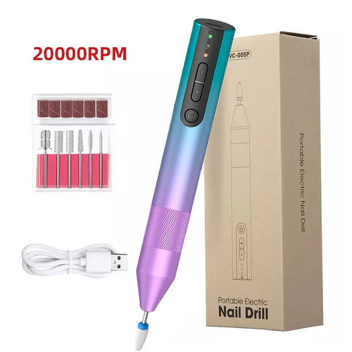 Cordless Electric Nail Drill Machine for Acrylic Nails Gel Polish - Horizon Bliss