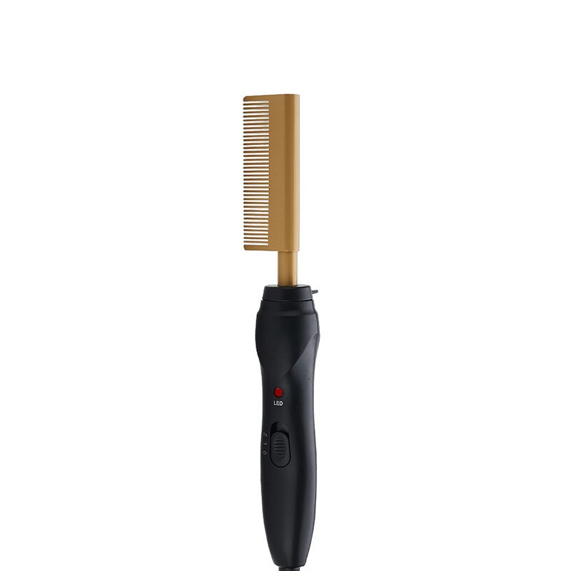 Ceramic Electric Hot Comb Hair Dryer Brush and Auto Shut Off Black - Horizon Bliss