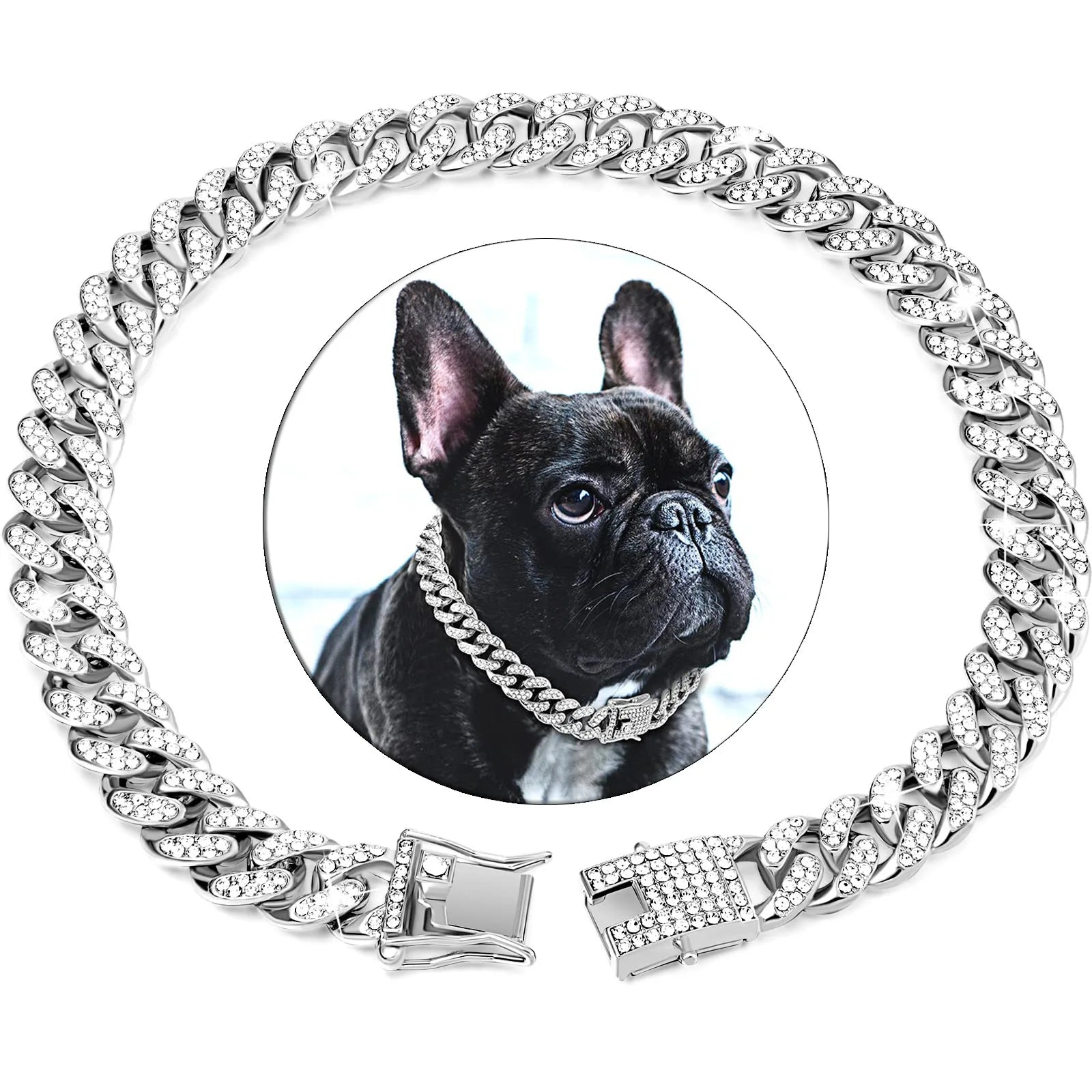 Cuban Chains Diamonds Dogs Designs | Necklaces Small Luxury Dogs - Dog - Horizon Bliss