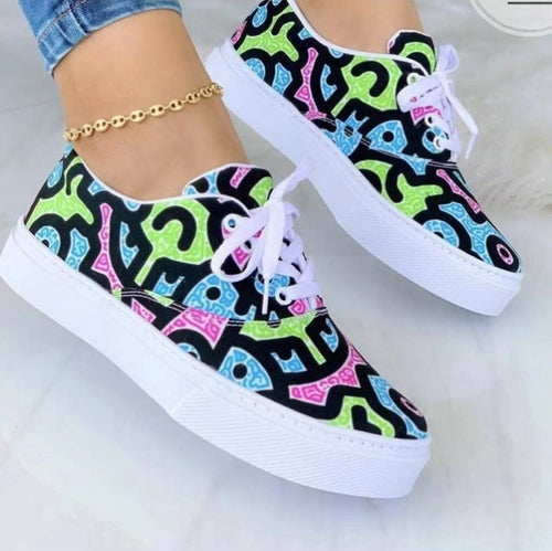 2022 Fashion Graffiti Women Sneakers Trainers Shoes - Horizon Bliss