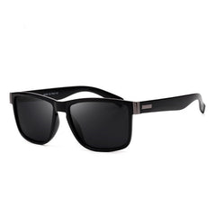 Men's Polarized Square 'Die Hard' Plastic Sunglasses - Horizon Bliss