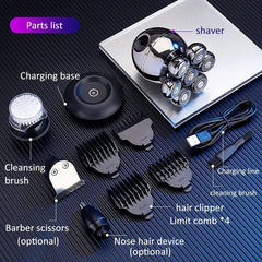 Electric Shaver 7D Floating Cutter Head Base Charging Portable Men - Horizon Bliss