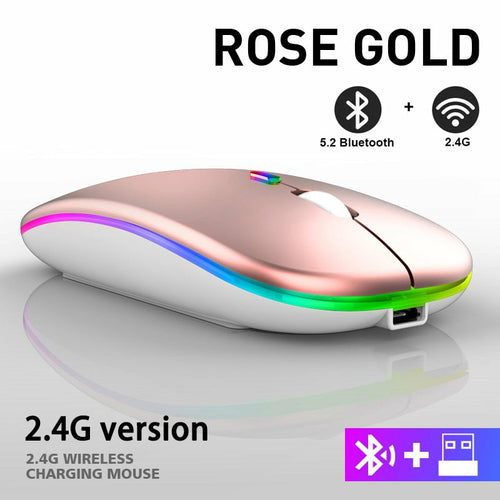 RGB Wireless Bluetooth Mouse - Horizon Bliss