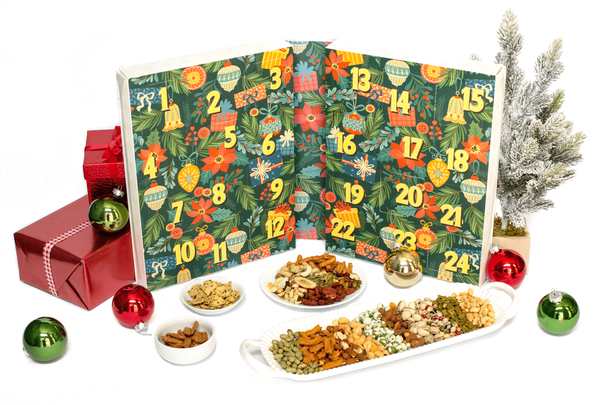 2024 Limited Edition - 24 Days of Gourmet Nuts & Snacks Advent