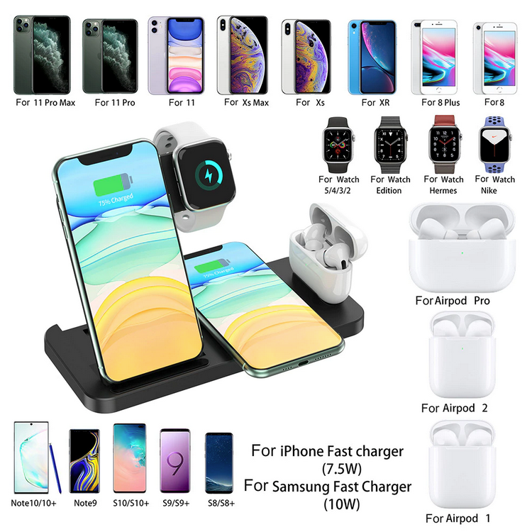 Dragon Wireless Charging Station For iPhone and Samsung phones - Horizon Bliss