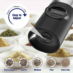 Electric Salt Grinder 2 Bottles Set - Horizon Bliss