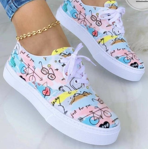 2022 Fashion Graffiti Women Sneakers Trainers Shoes - Horizon Bliss