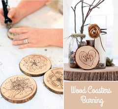 DIY Crafts Natural Pine Wood Slices