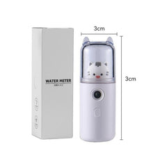 Cute Cat Mini Portable Hand-held Rehydrator Humidifier Face Sprayer - Horizon Bliss