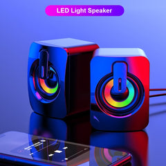 Mini RGB Computer Speaker - Horizon Bliss