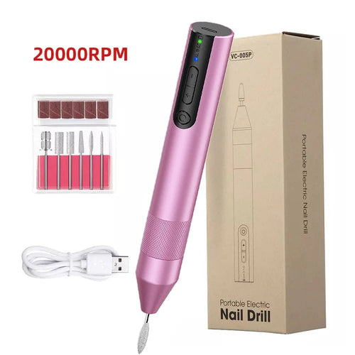 Cordless Electric Nail Drill Machine for Acrylic Nails Gel Polish - Horizon Bliss