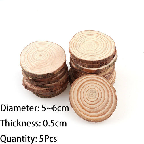 DIY Crafts Natural Pine Wood Slices