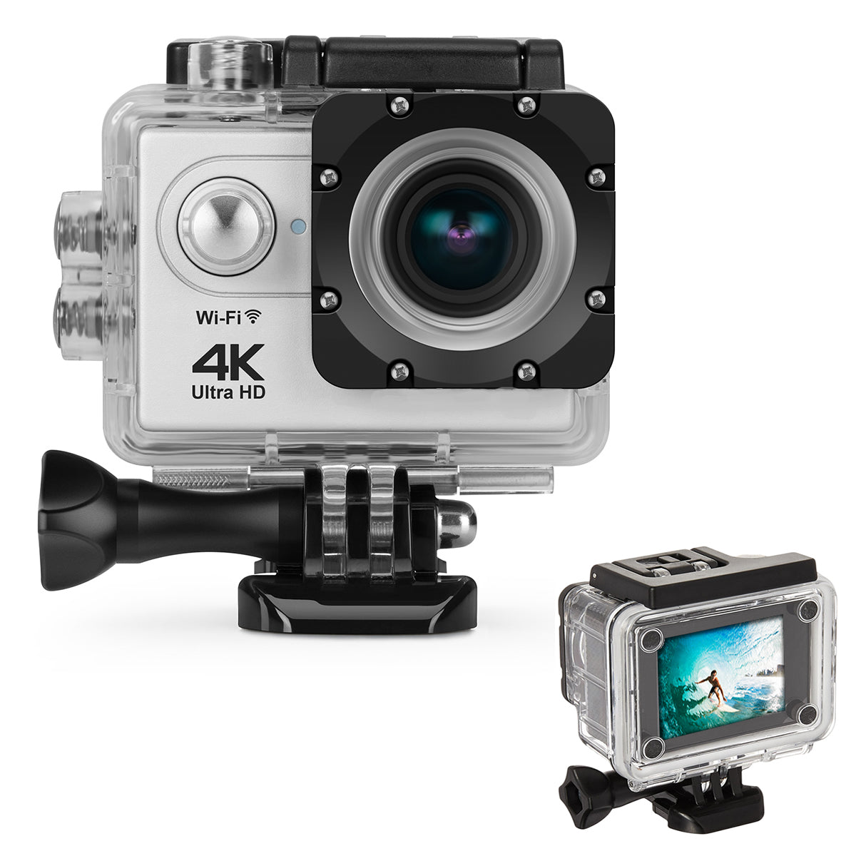 4K  Waterproof All Digital UHD WiFi Camera + RF Remote And Accessories - Horizon Bliss