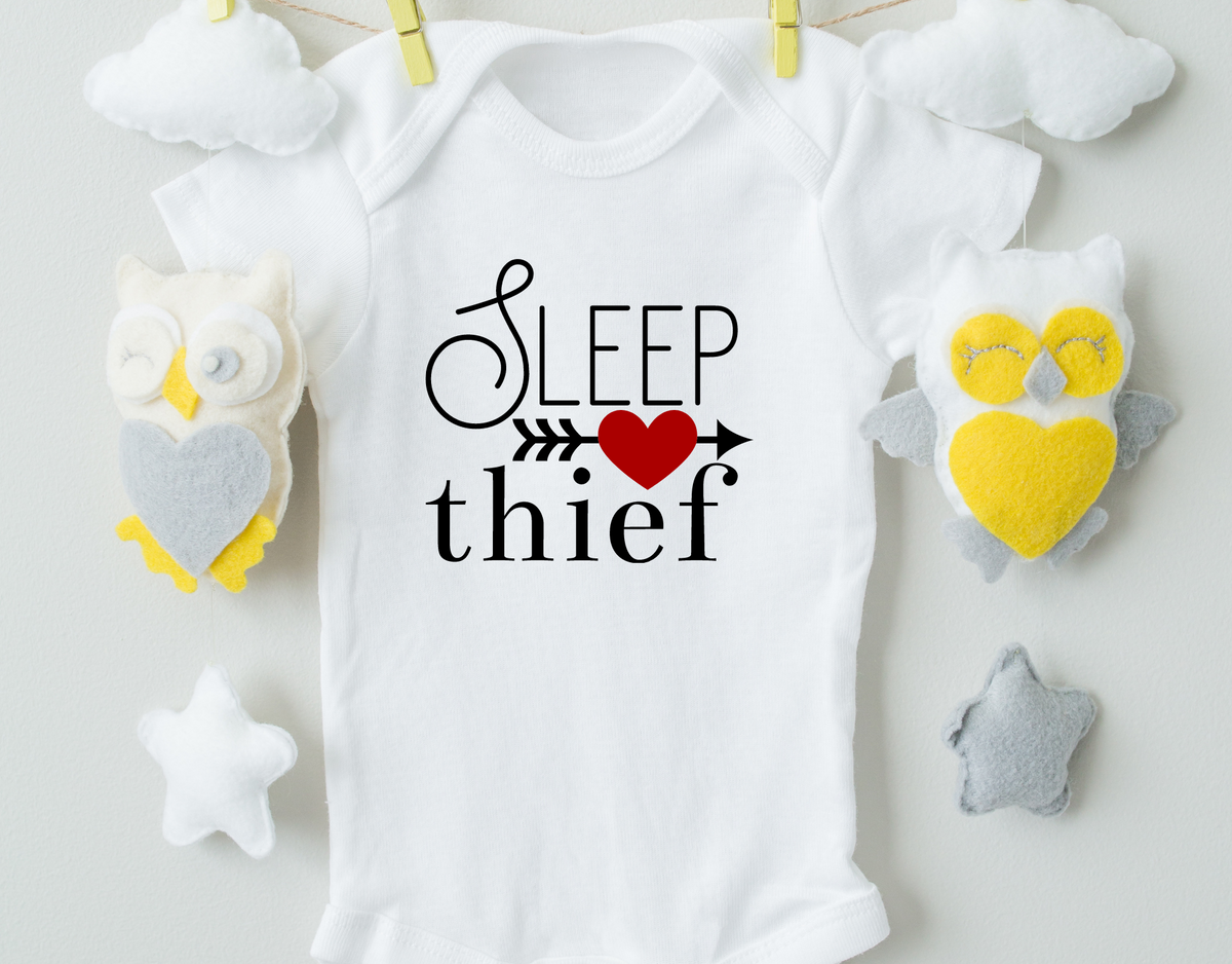 Sleep Thief Cotton Baby Bodysuit - Horizon Bliss