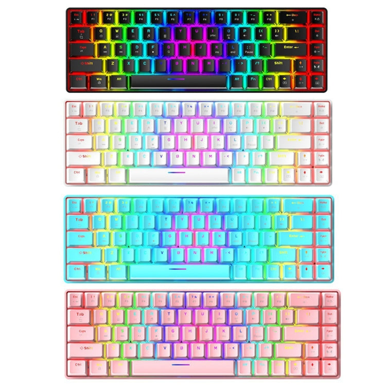 T8 68 Keys Mechanical Gaming Keyboard RGB Backlit Wired Keyboard, - Horizon Bliss