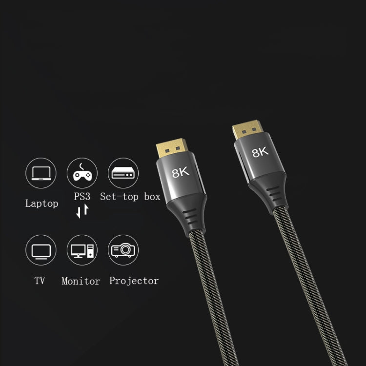 7m DP1.4 Version 8K DisplayPort Male to Male Computer Monitor HD Cable - Horizon Bliss