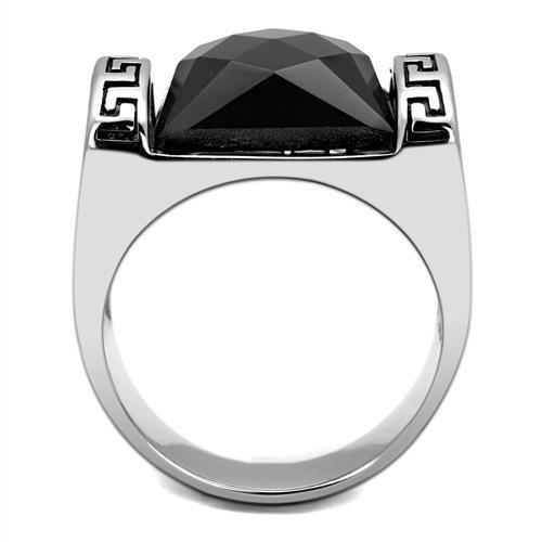 TK3016 - High polished (no plating) Stainless Steel Ring with