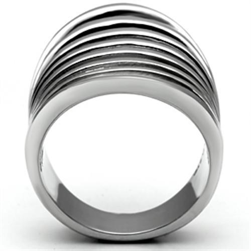 Women Stainless Steel No Stone Rings TK665