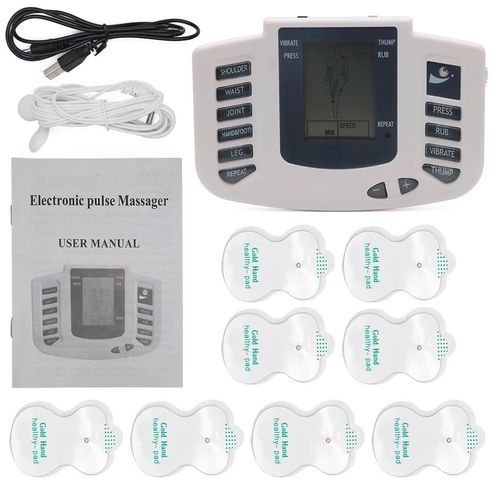 Tens Massager Digital Therapy Acupuncture Machine Massage Shoes Set