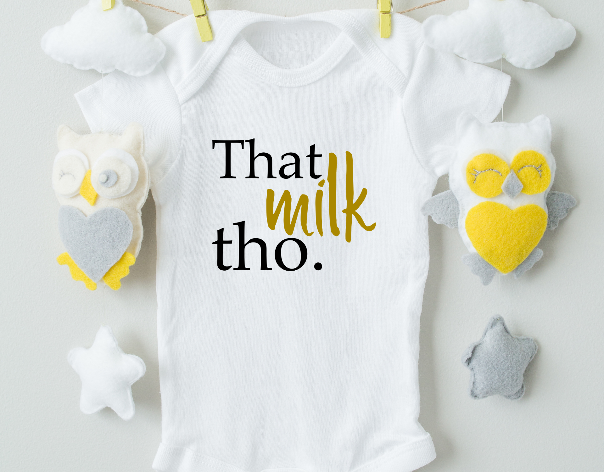 That Milk Tho Cotton Baby Bodysuit - Horizon Bliss