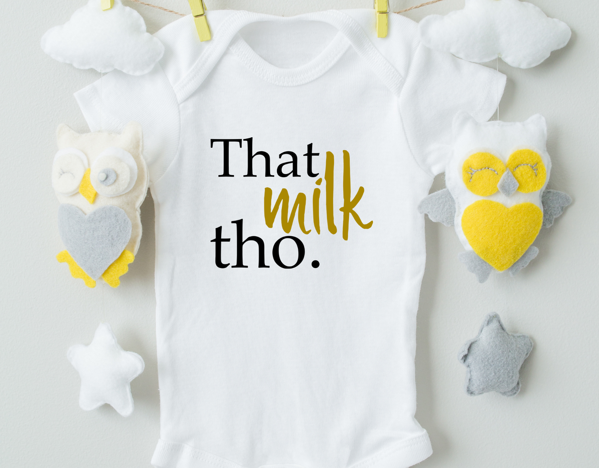 That Milk Tho Cotton Baby Bodysuit - Horizon Bliss