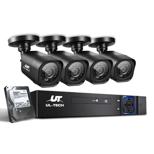 UL-Tech CCTV Security System 2TB 4CH DVR 1080P 4 Camera Sets - Horizon Bliss