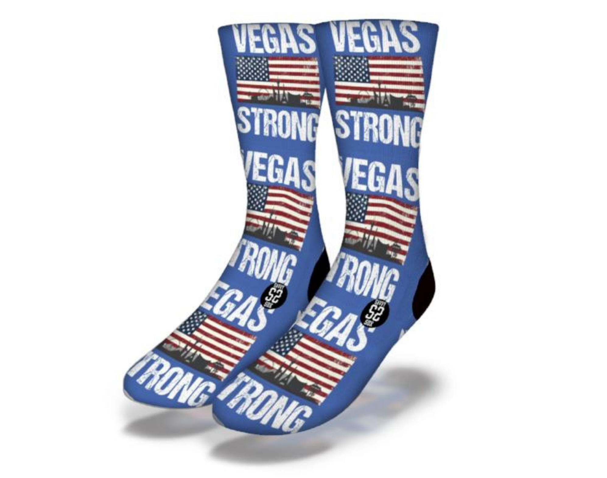 Vegas Strong Socks (blue) - Horizon Bliss