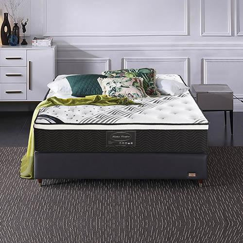 Mattress Euro Top Queen Size Pocket Spring Coil with Knitted Fabric - Horizon Bliss