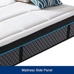 Queen Mattress in Coolmax Memory Foam 6 Zone Pocket Coil Soft Firmness - Horizon Bliss