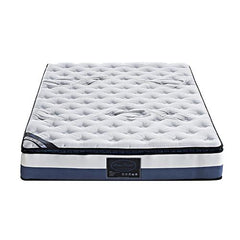 King Single Mattress Latex Pillow Top Pocket Spring Foam Medium Firm - Horizon Bliss