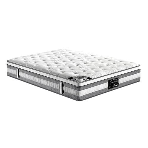 Mattress Euro Top Queen Size Pocket Spring Coil with Knitted Fabric - Horizon Bliss