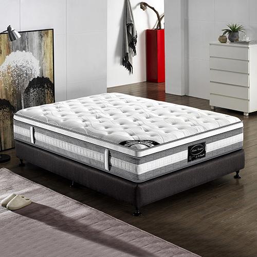 Mattress Euro Top Queen Size Pocket Spring Coil with Knitted Fabric - Horizon Bliss