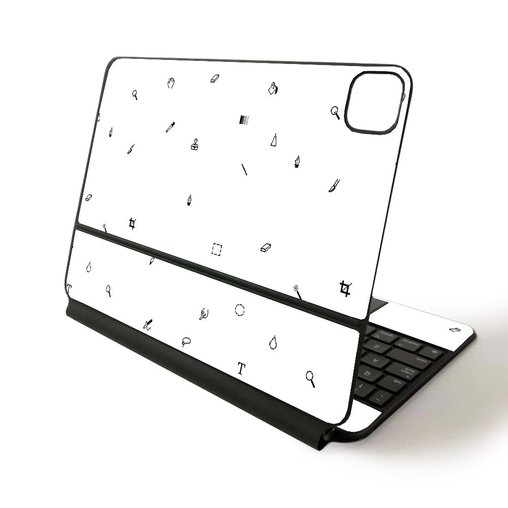 MightySkins APIPSK1120-Pixel Pattern Skin for Apple Magic Keyboard for - Horizon Bliss