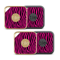 MightySkins TILEPRO-Pink Zebra Skin for Tile Pro Sport & Style Smart -