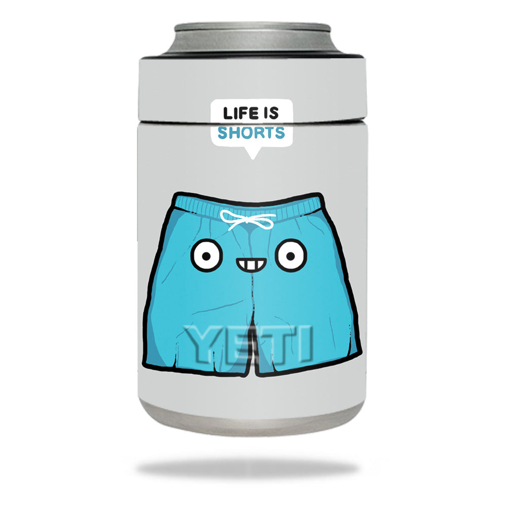 MightySkins YERAMCOL-Life Is Shorts Skin for Yeti Colster - Life Is Sh