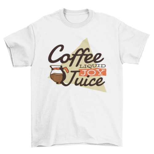 Coffee liquid joy t-shirt - Horizon Bliss