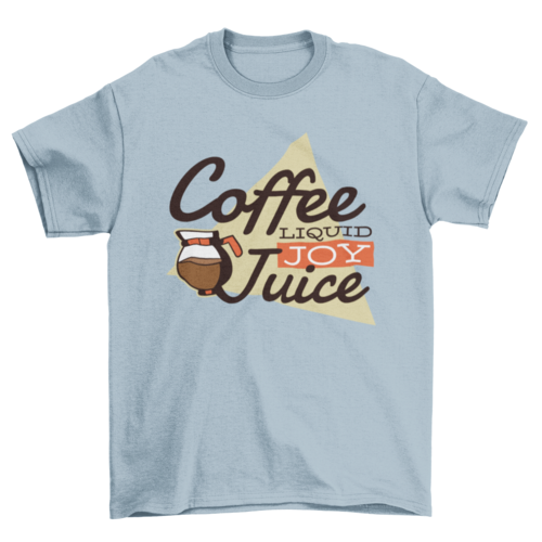 Coffee liquid joy t-shirt - Horizon Bliss