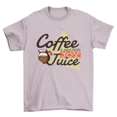 Coffee liquid joy t-shirt - Horizon Bliss