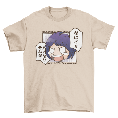 Baka anime t-shirt