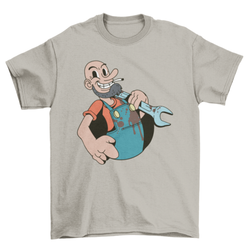 Sailor with wrench t-shirt - Horizon Bliss