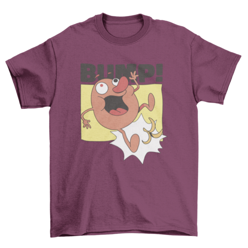 Funny potato cartoon character t-shirt design - Horizon Bliss