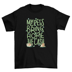 Funny pet cash t-shirt design - Horizon Bliss