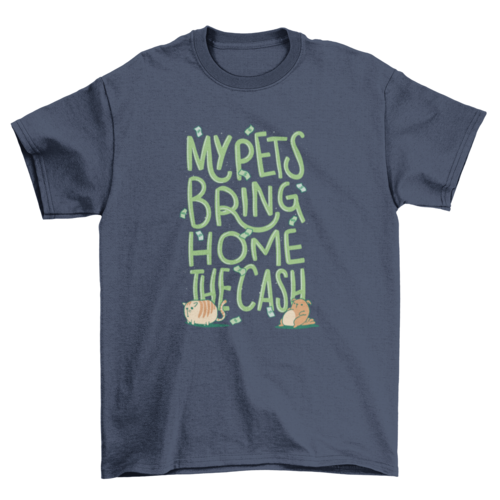 Funny pet cash t-shirt design - Horizon Bliss