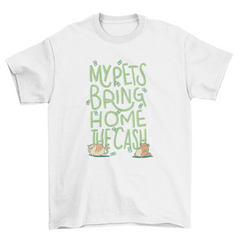 Funny pet cash t-shirt design - Horizon Bliss