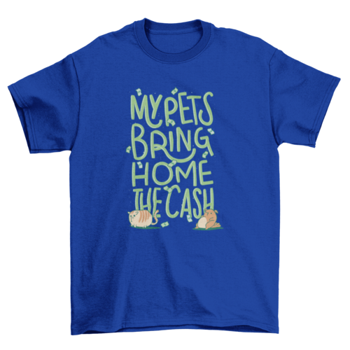 Funny pet cash t-shirt design - Horizon Bliss