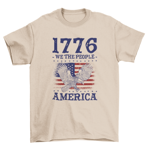 1776 America patriotic t-shirt - Horizon Bliss