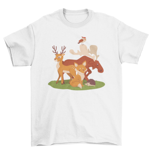 Animal Vectors t-shirt - Horizon Bliss