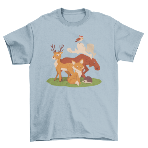 Animal Vectors t-shirt - Horizon Bliss