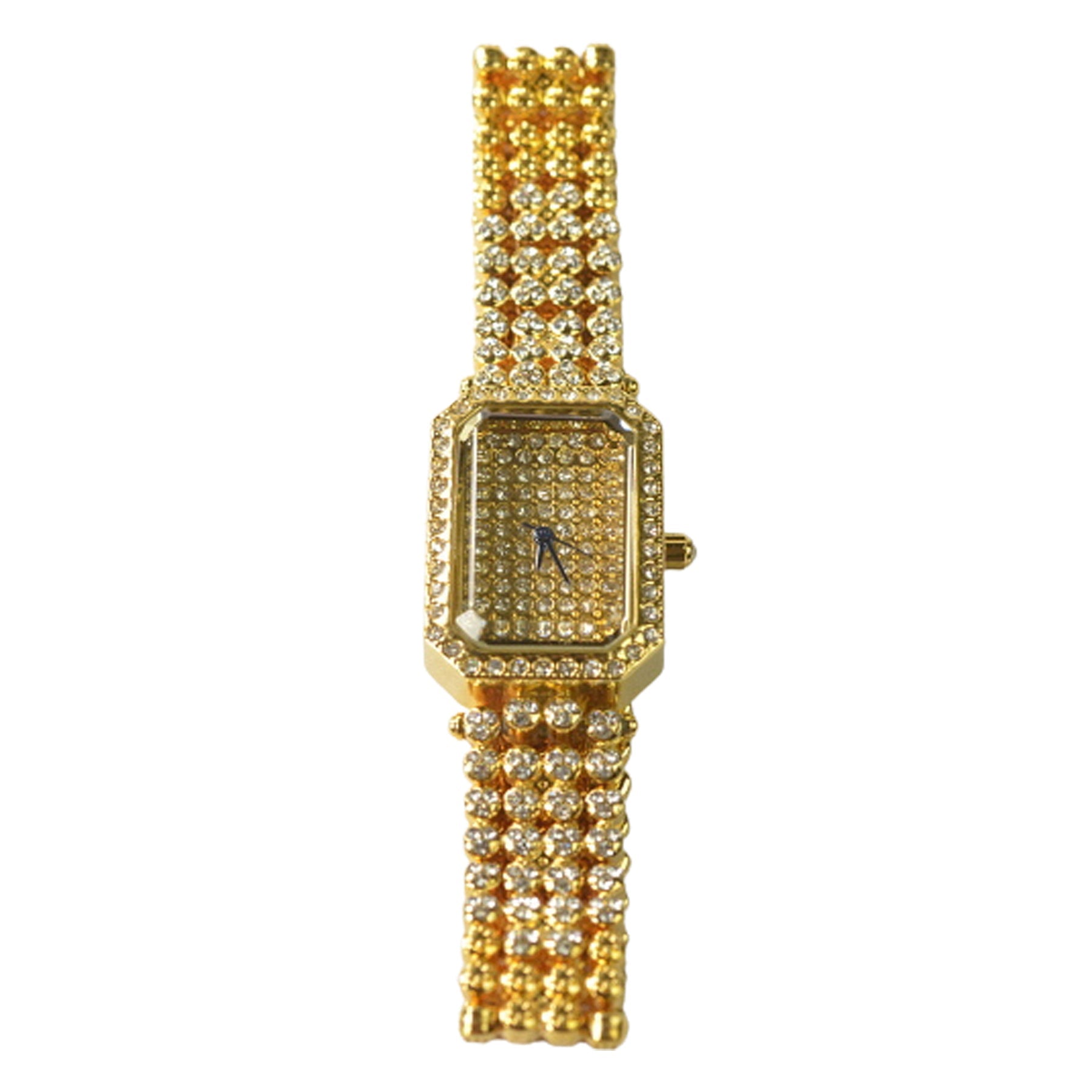 Studded Rectangular Case Watch - Horizon Bliss